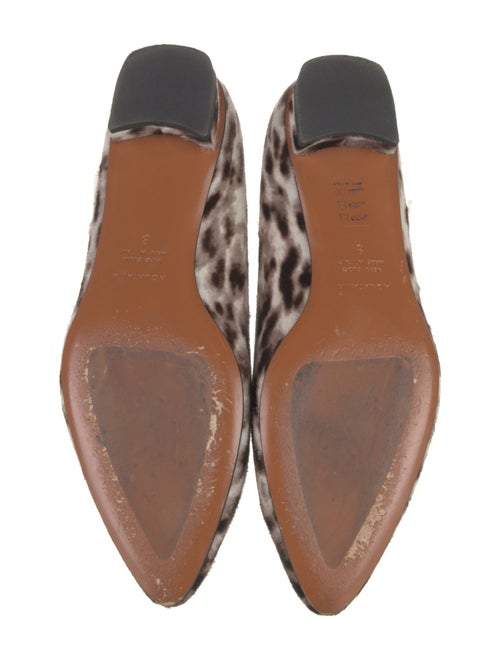 Aquatalia Ponyhair Animal Print Flats