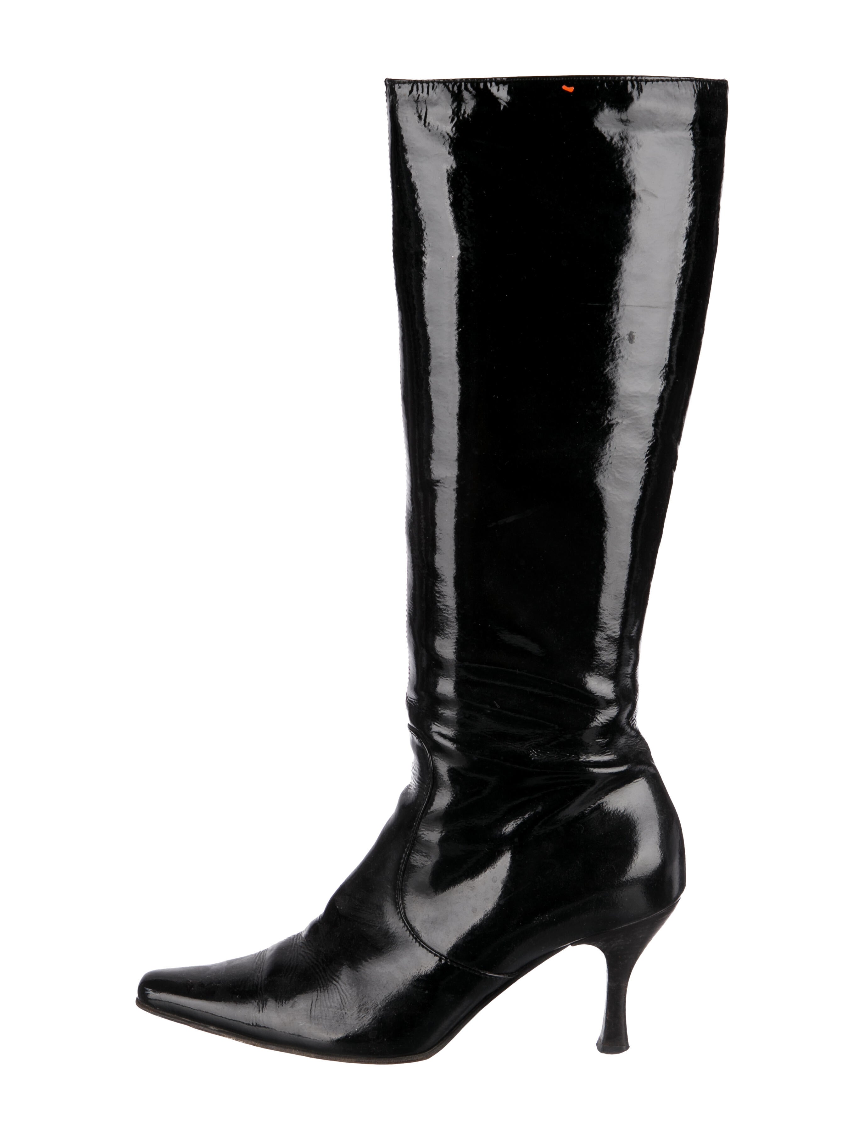 Aquatalia Patent Leather Boots