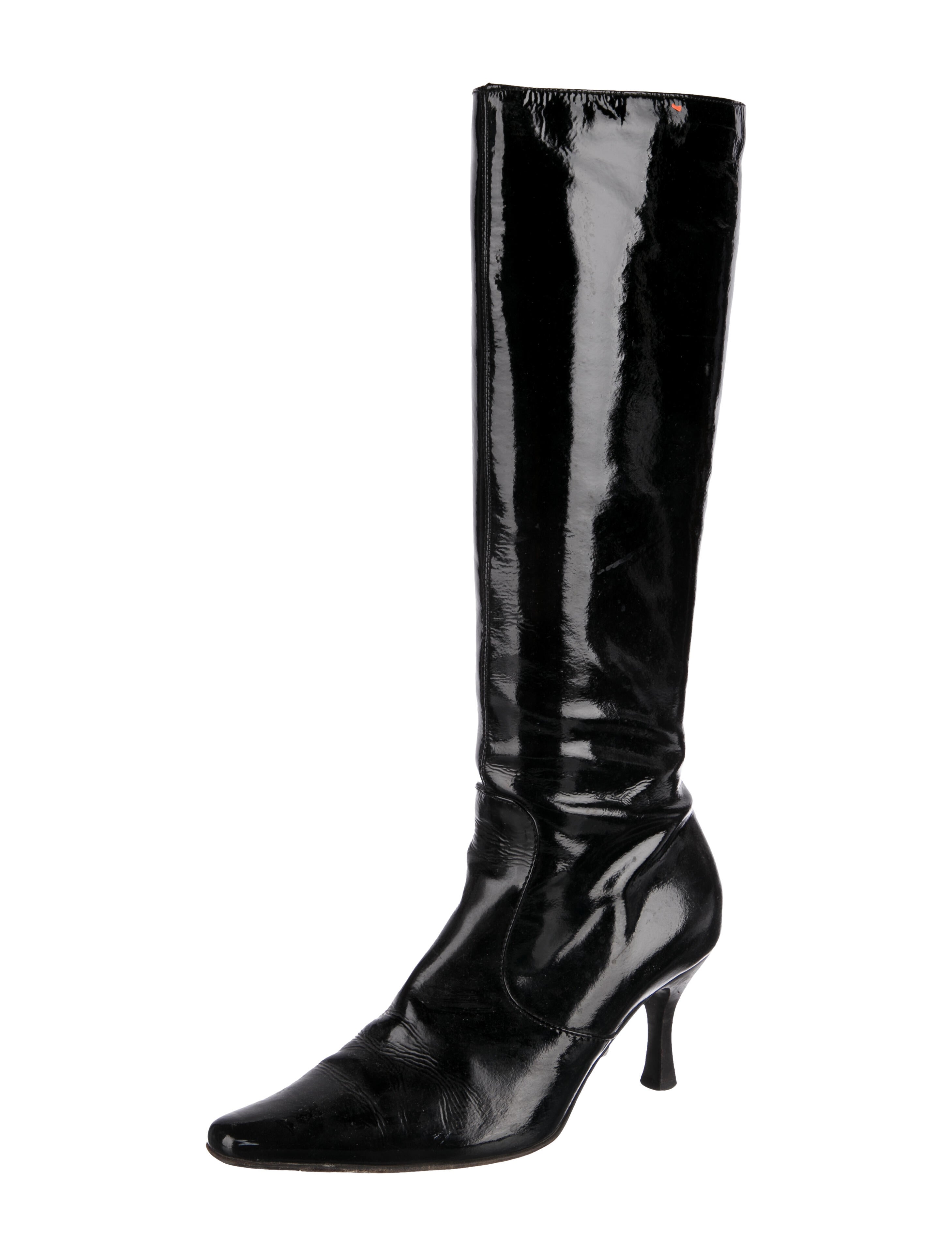 Aquatalia Patent Leather Boots