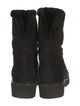 Aquatalia Suede Faux Fur Trim Boots