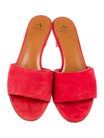 Aquatalia Suede Slides