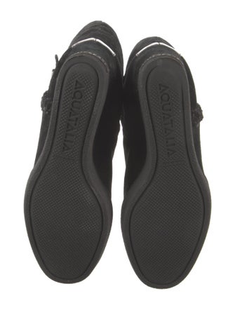 Aquatalia Quilted Pattern Suede Boots