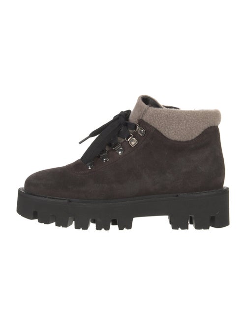 Aquatalia Suede Lace-Up Boots