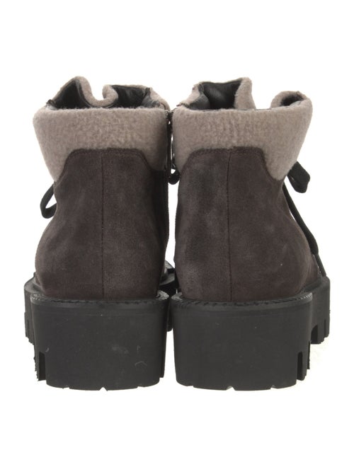 Aquatalia Suede Lace-Up Boots