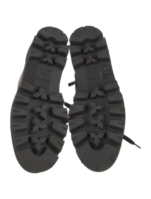 Aquatalia Suede Lace-Up Boots