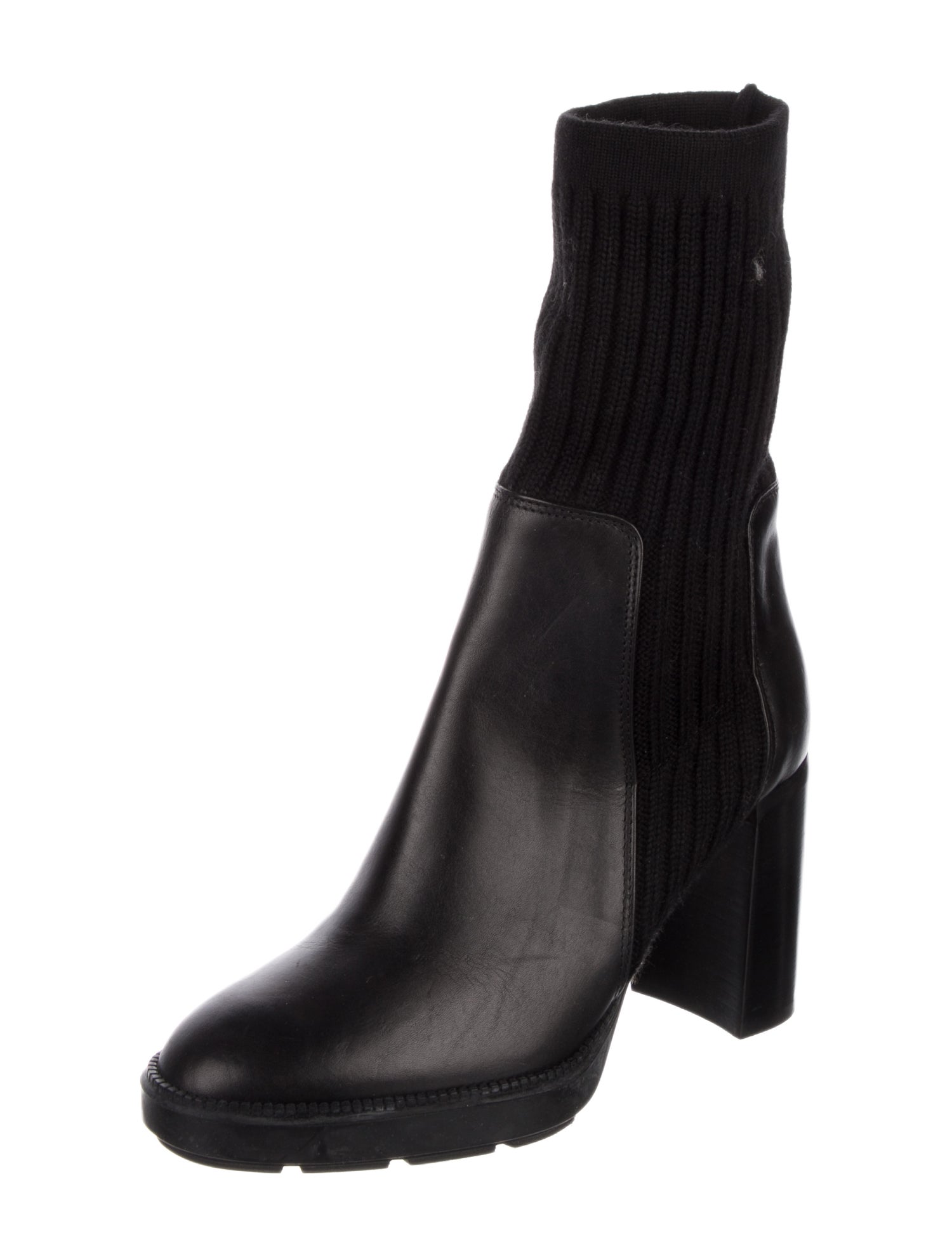 Aquatalia Leather Sock Boots