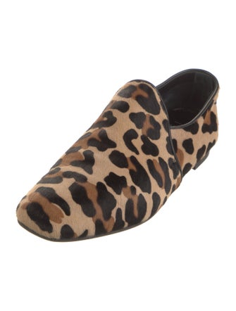 Aquatalia Ponyhair Animal Print Flats