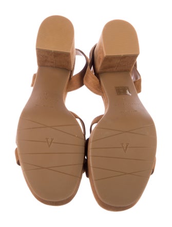 Aquatalia Suede Slingback Sandals