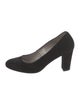 Aquatalia Suede Mesh Accents Pumps