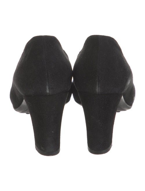 Aquatalia Suede Mesh Accents Pumps