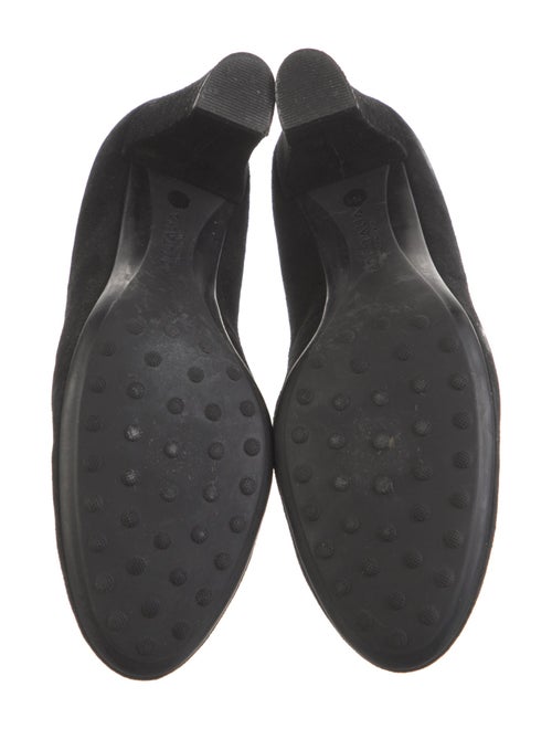 Aquatalia Suede Mesh Accents Pumps