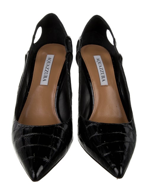 Aquatalia Patent Leather Slingback Pumps