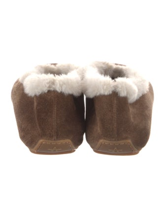 Aquatalia Suede Colorblock Pattern Flats