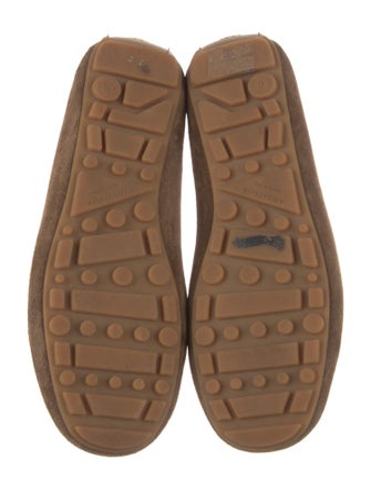 Aquatalia Suede Colorblock Pattern Flats