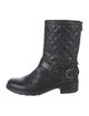 Aquatalia Leather Moto Boots