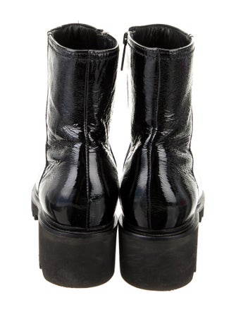 Aquatalia Leather Combat Boots