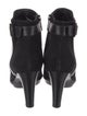 Aquatalia Suede Leather Trim Embellishment Boots