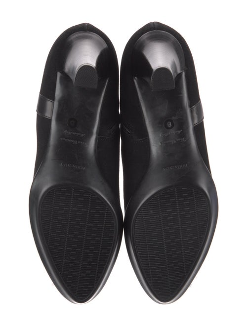 Aquatalia Suede Leather Trim Embellishment Boots