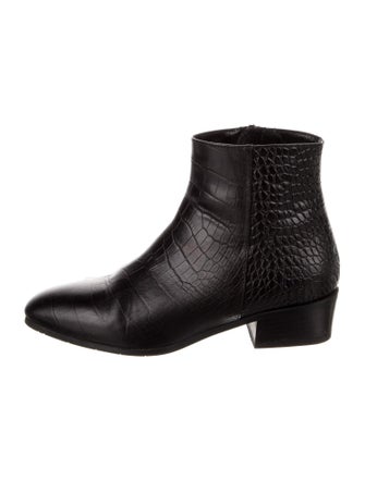 Aquatalia Embossed Leather Boots
