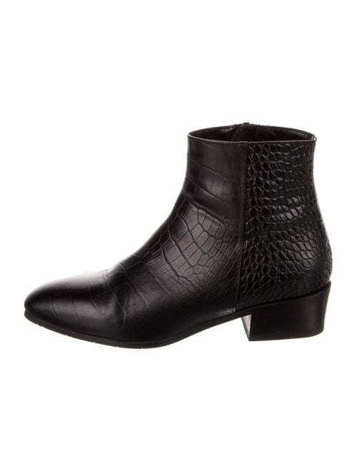 Aquatalia Embossed Leather Boots