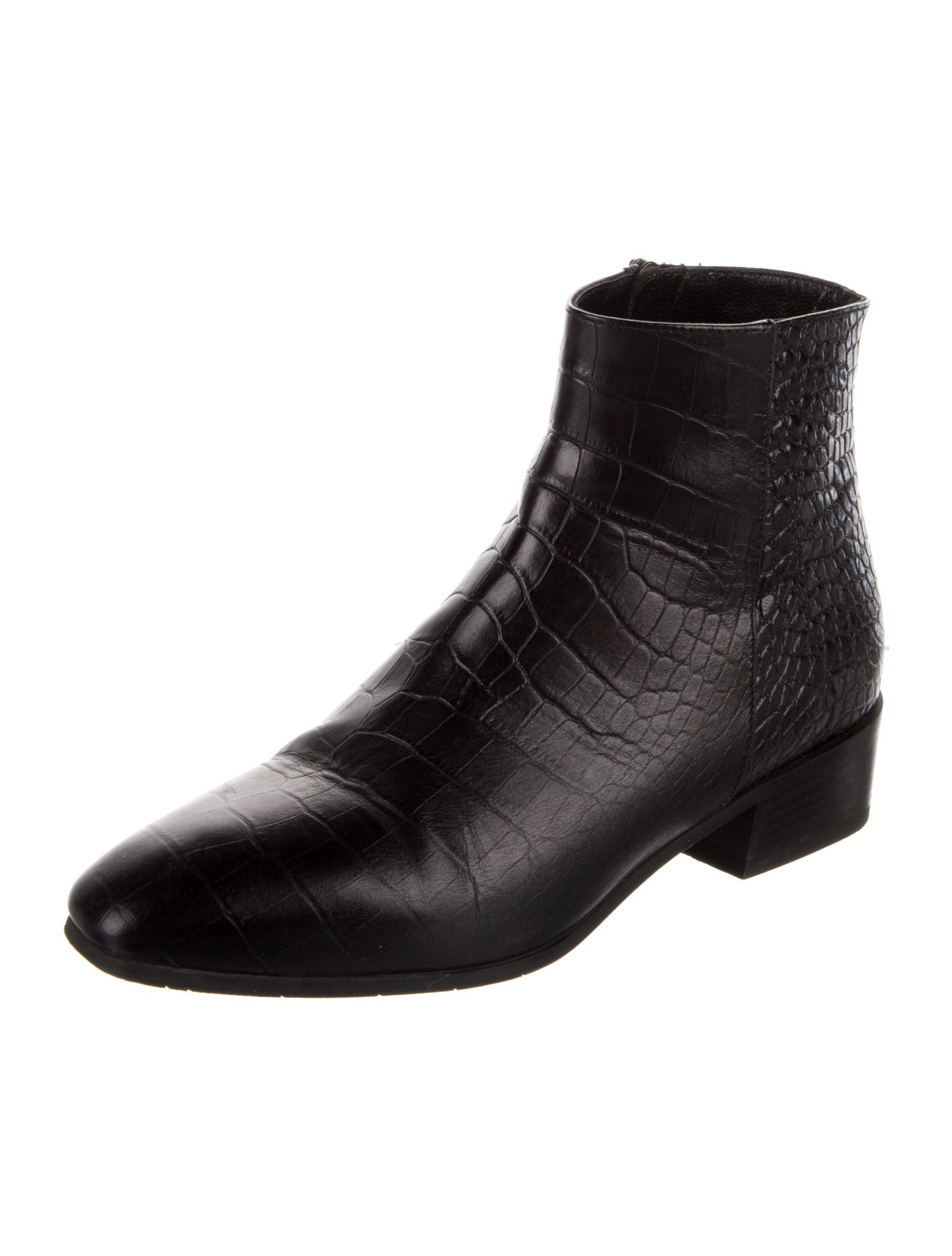Aquatalia Embossed Leather Boots