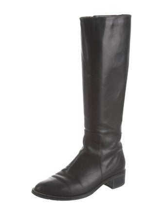 Aquatalia Leather Riding Boots