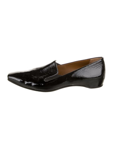 Aquatalia Flats Patent Leather Loafers 8.5