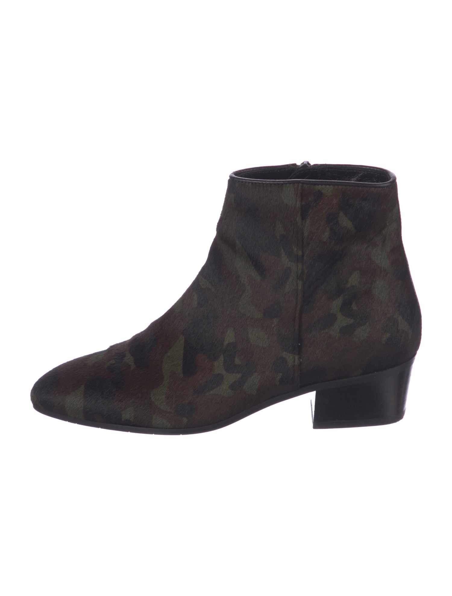 Aquatalia Ponyhair Camouflage Print Boots