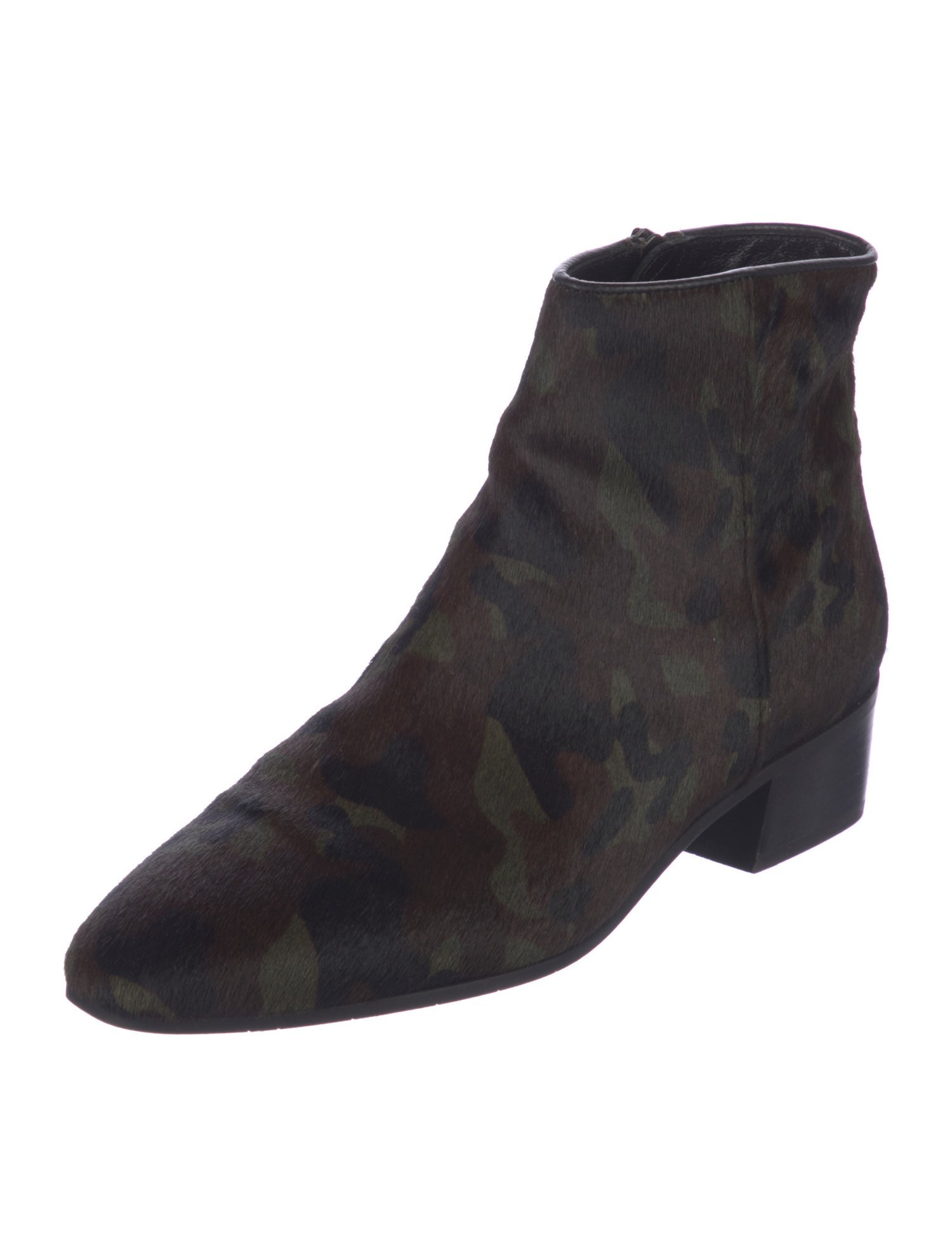 Aquatalia Ponyhair Camouflage Print Boots