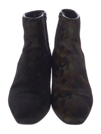 Aquatalia Ponyhair Camouflage Print Boots