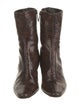 Aquatalia Snakeskin Animal Print Boots
