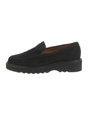 Aquatalia Flats Suede Loafers IT 35.5 | 5.5
