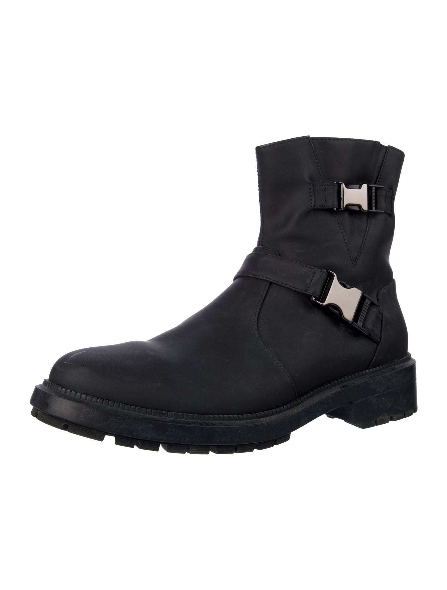Aquatalia Leather Combat Boots