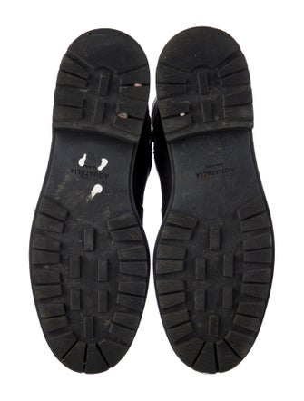 Aquatalia Leather Combat Boots