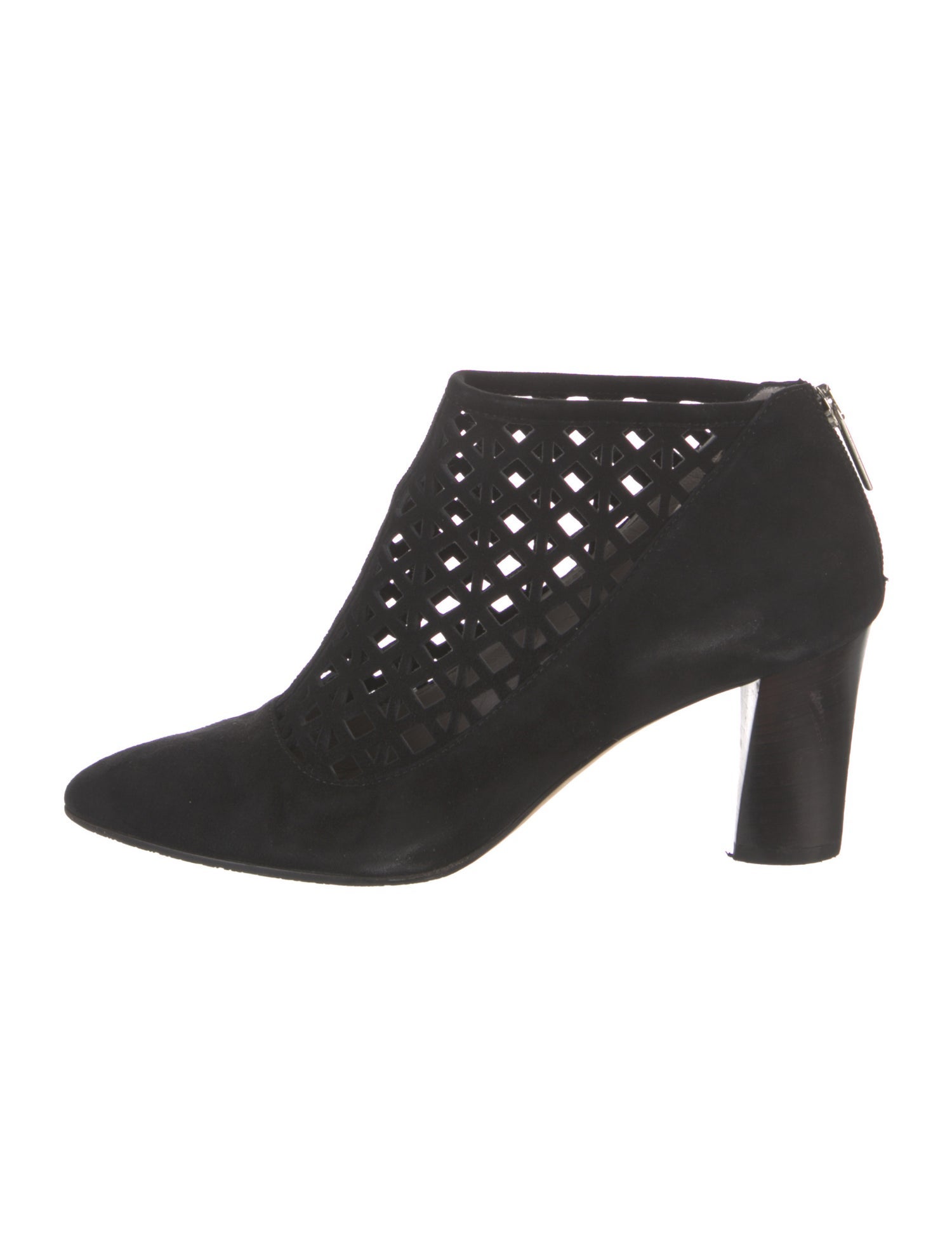 Aquatalia Suede Lasercut Accents Pumps