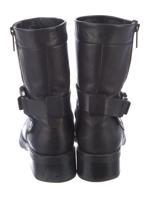 Aquatalia Leather Moto Boots