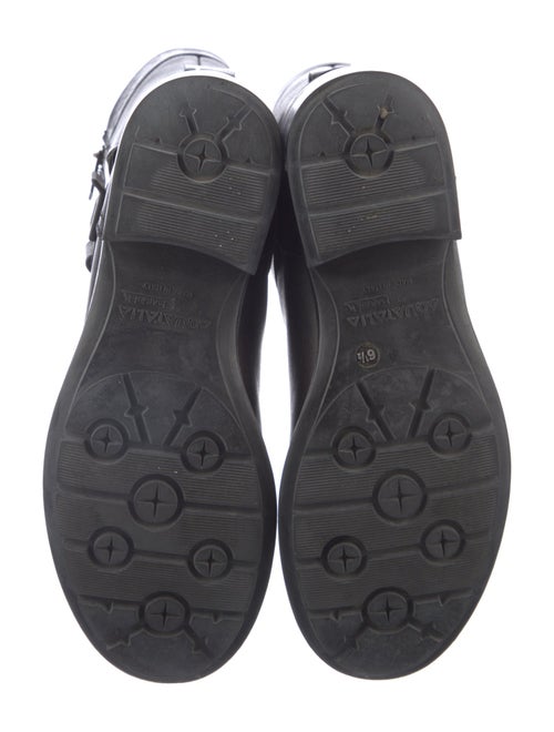 Aquatalia Leather Moto Boots