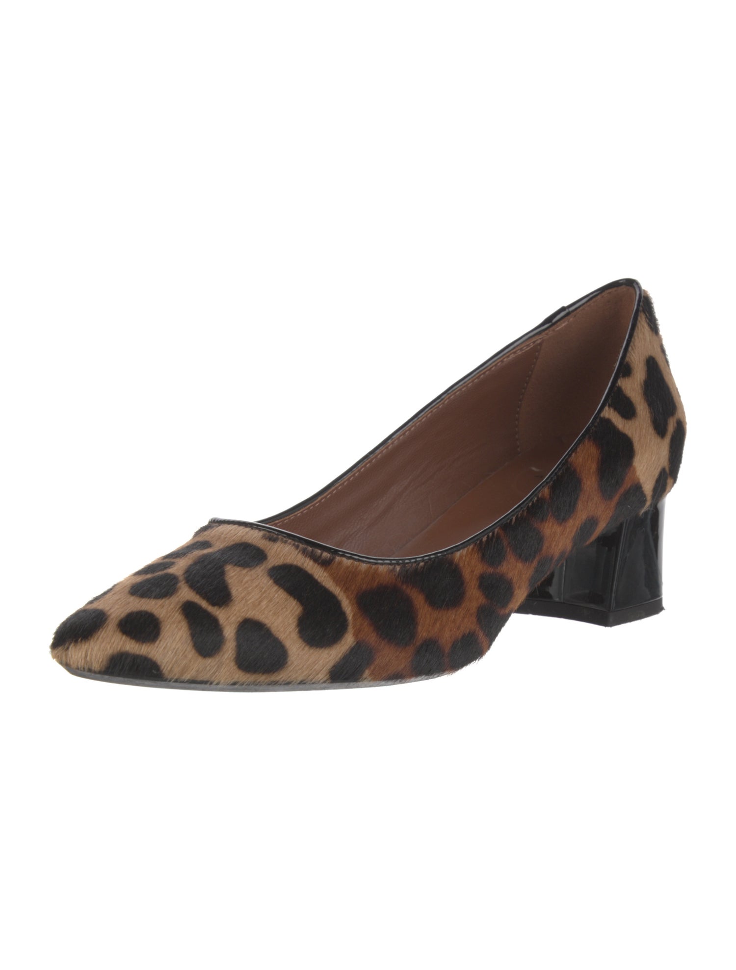 Aquatalia Ponyhair Animal Print Pumps