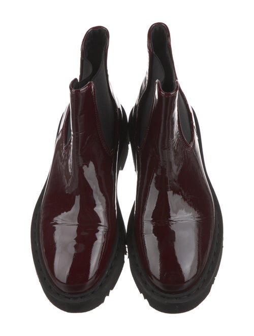 Aquatalia Patent Leather Chelsea Boots