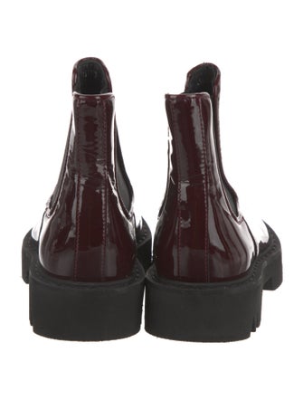 Aquatalia Patent Leather Chelsea Boots