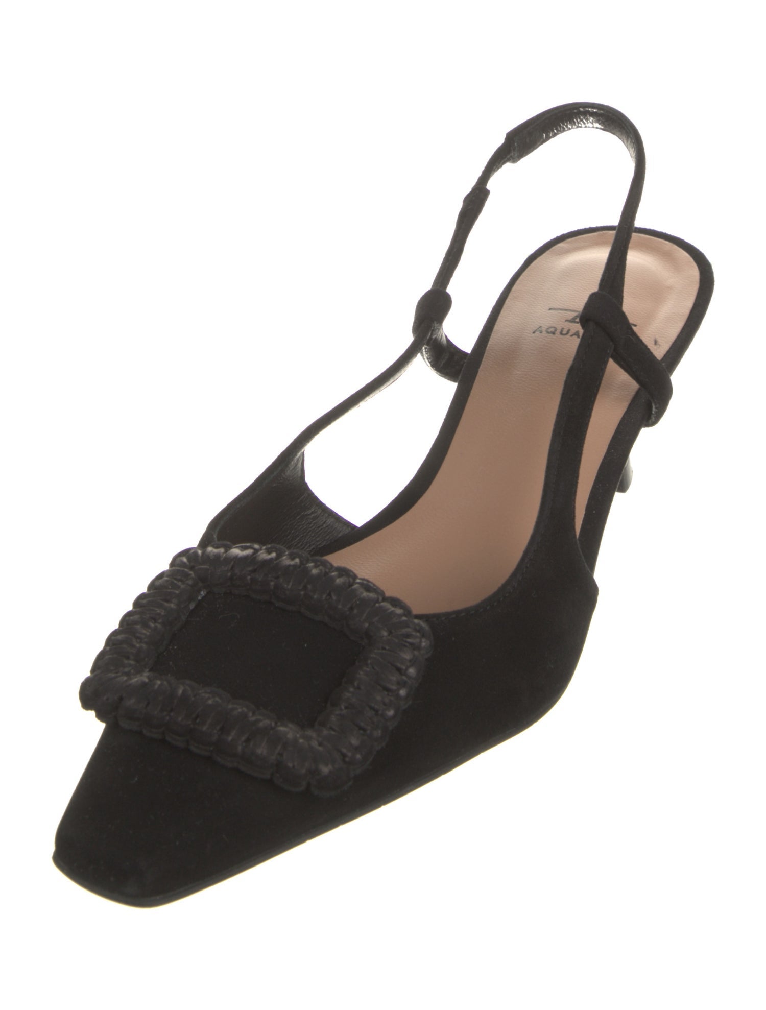 Aquatalia Suede Slingback Pumps