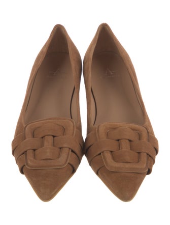 Aquatalia Suede Ballet Flats