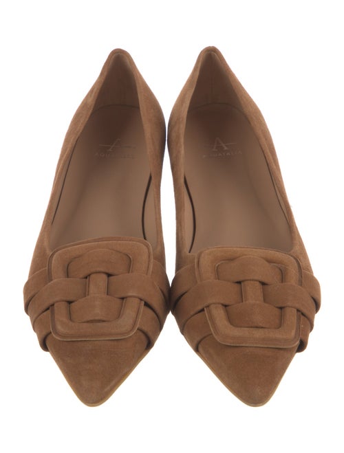 Aquatalia Suede Ballet Flats
