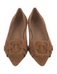 Aquatalia Suede Ballet Flats