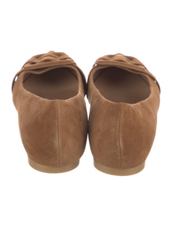 Aquatalia Suede Ballet Flats