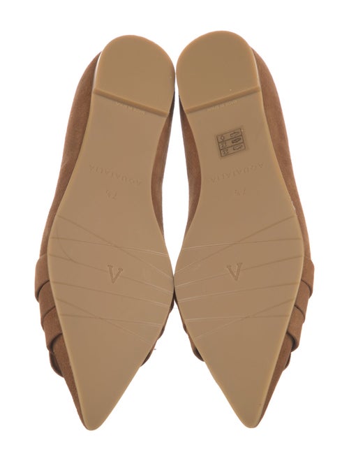 Aquatalia Suede Ballet Flats