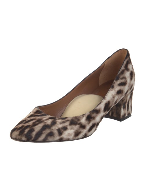 Aquatalia Ponyhair Animal Print Pumps