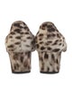 Aquatalia Ponyhair Animal Print Pumps