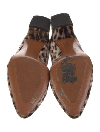 Aquatalia Ponyhair Animal Print Pumps