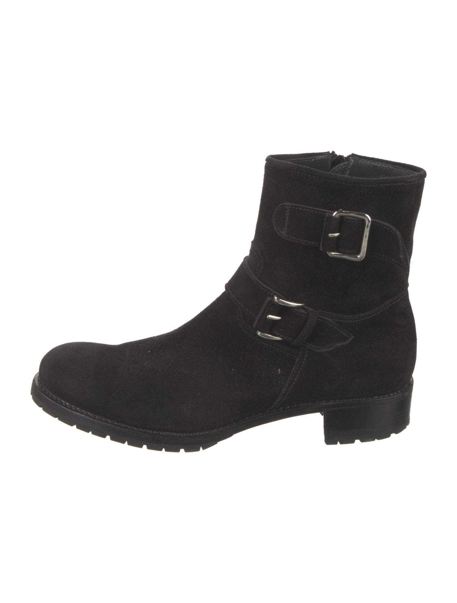Aquatalia Suede Moto Boots